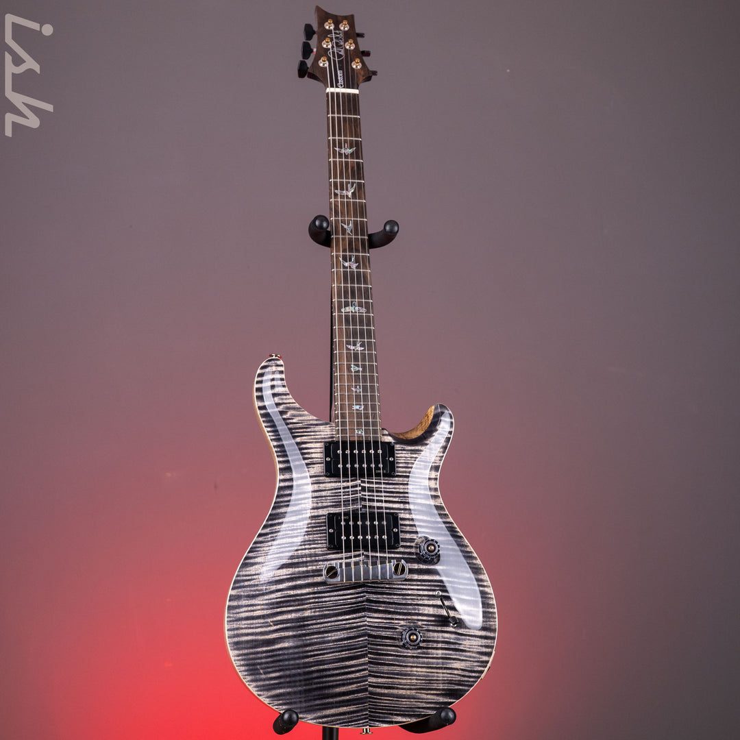 PRS Wood Library Custom 24 Stoptail Limited Edition 10-Top Charcoal