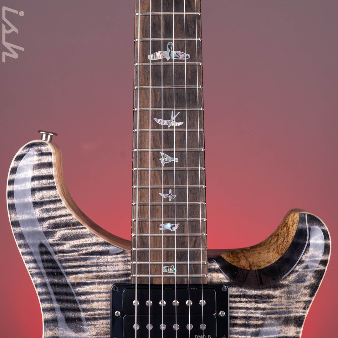 PRS Wood Library Custom 24 Stoptail Limited Edition 10-Top Charcoal