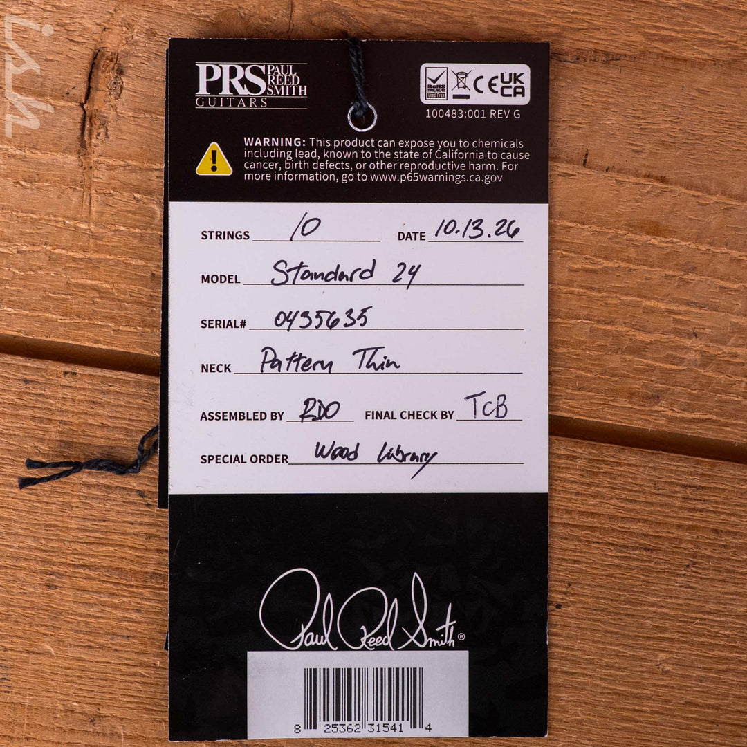PRS Wood Library Standard 24 Miami Fade Ish 15th Anniversary
