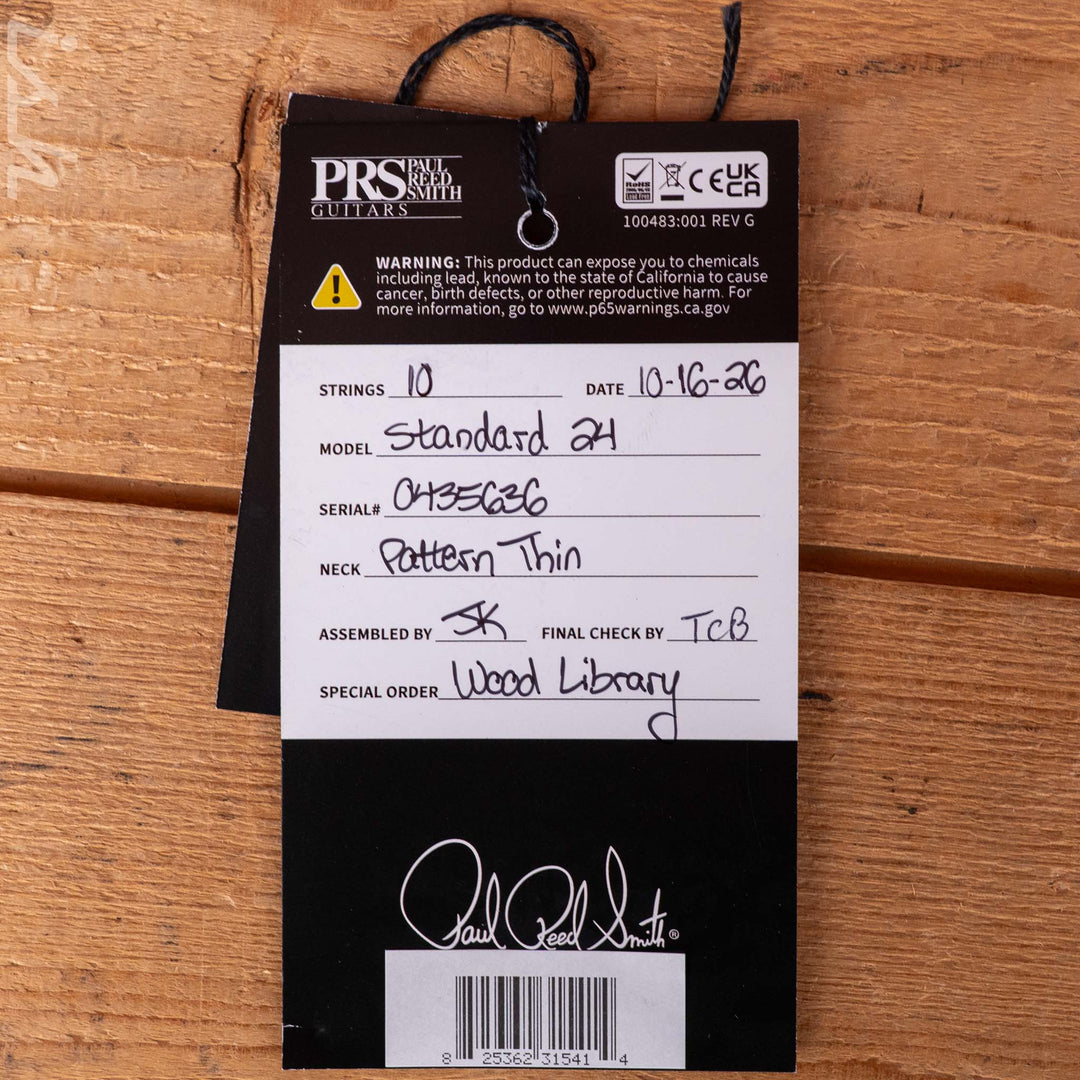 PRS Wood Library Standard 24 Miami Fade Ish 15th Anniversary