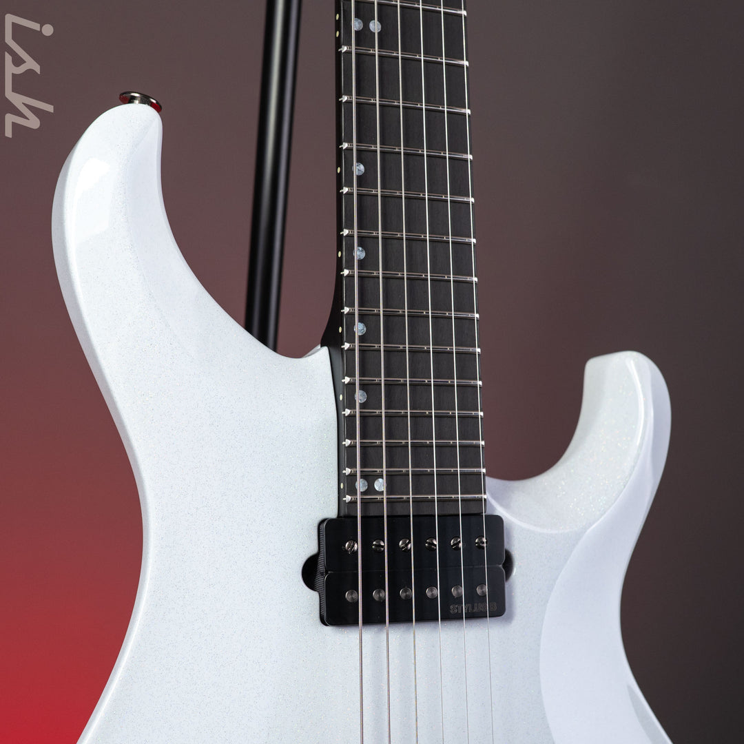 PRS Tekton Floyd White Holoflake w/ Black Satin Neck