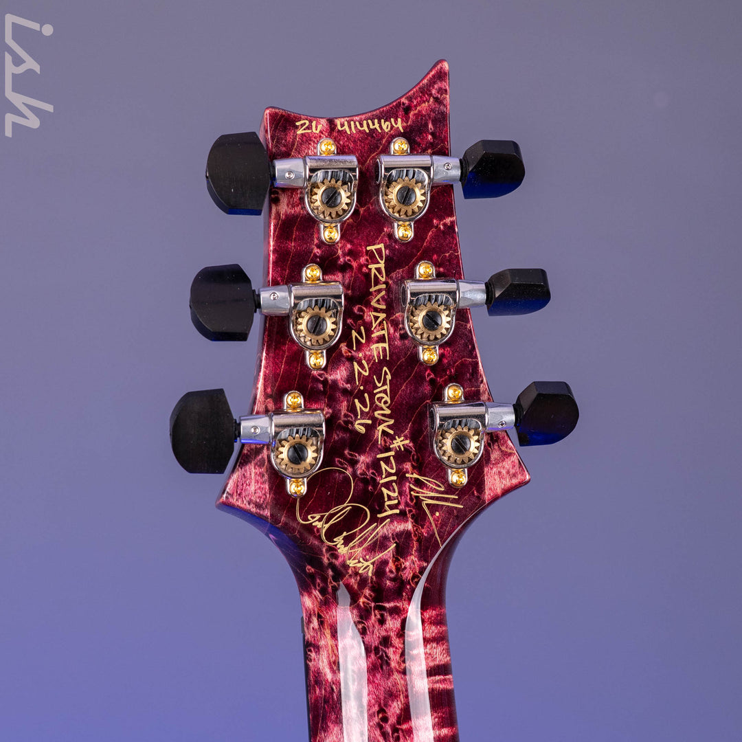 PRS Private Stock Vela Maple Burl Pomegranate