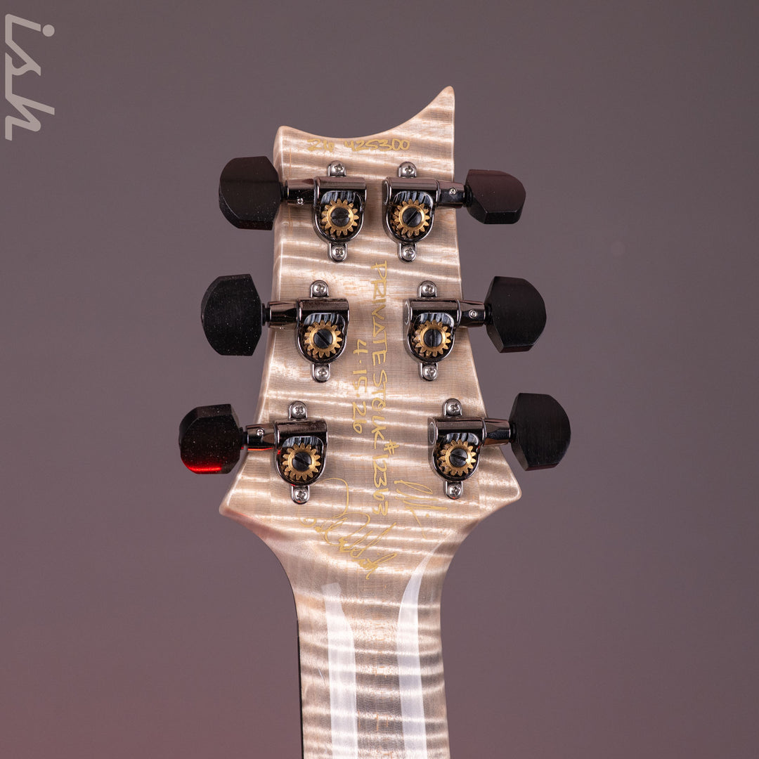 PRS Private Stock Custom 24 Curly Silver Maple Frostbite Glow