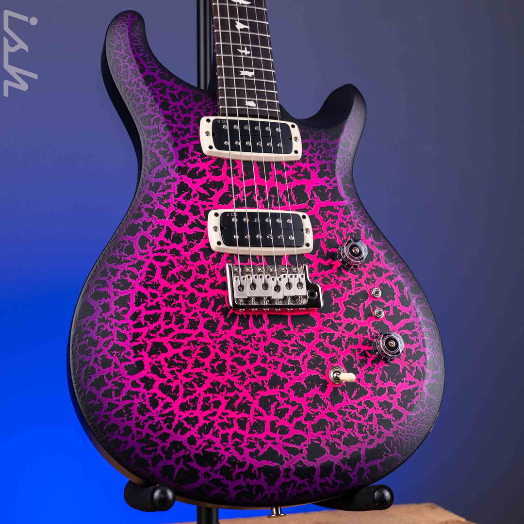 PRS S2 Custom 24-08 Pink Purple Crackle Burst Sprayer&