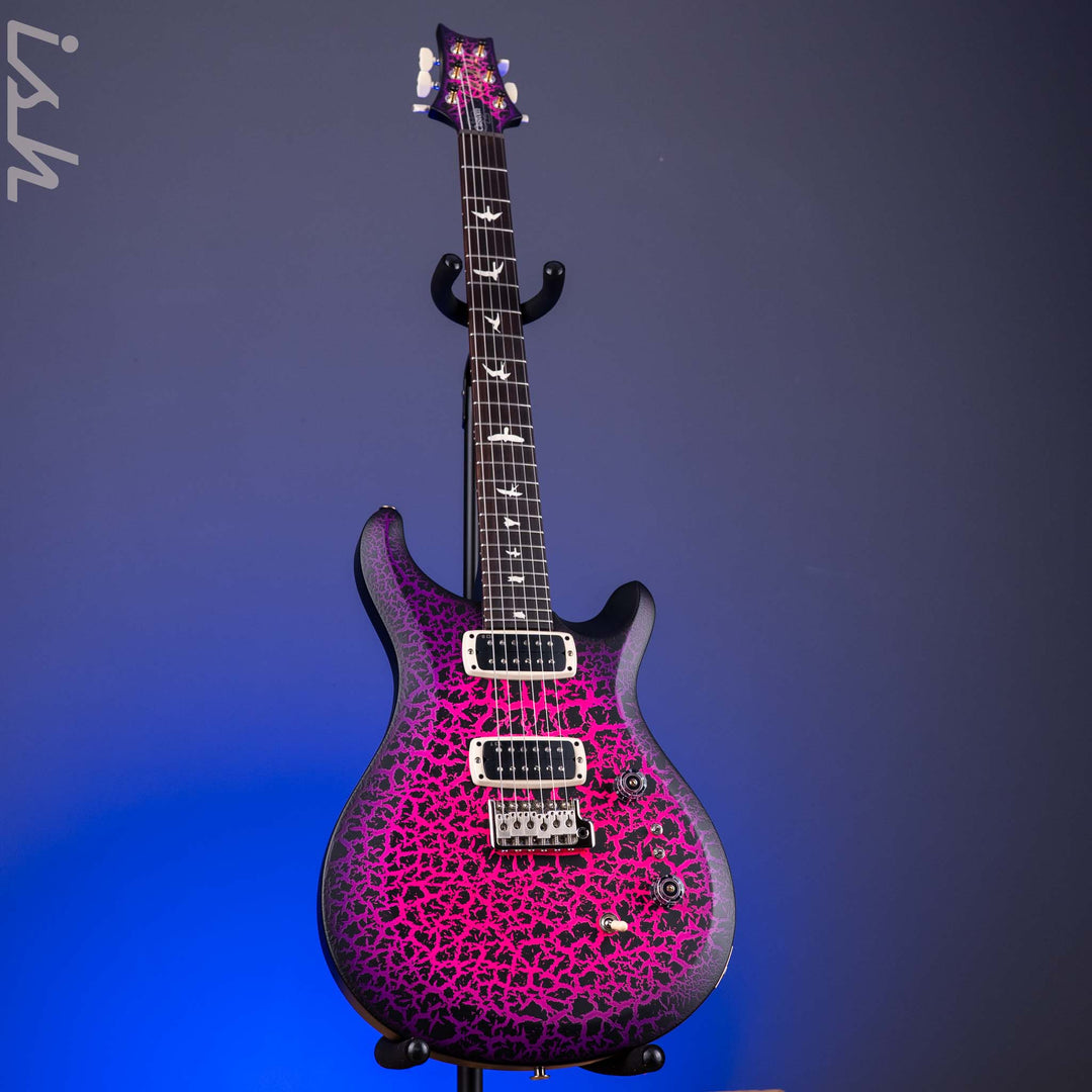 PRS S2 Custom 24-08 Pink Purple Crackle Burst Sprayer&