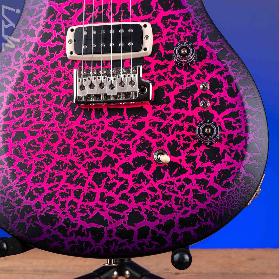 PRS S2 Custom 24-08 Pink Purple Crackle Burst Sprayer&