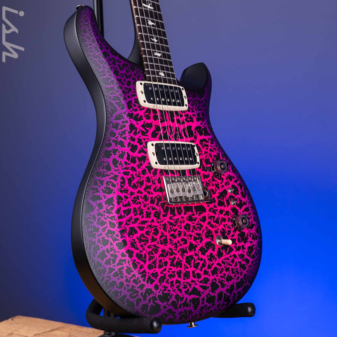 PRS S2 Custom 24-08 Pink Purple Crackle Burst Sprayer&