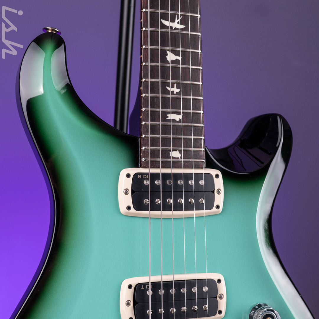 PRS S2 Custom 24-08 Opaque Teal Smokeburst Sprayer&