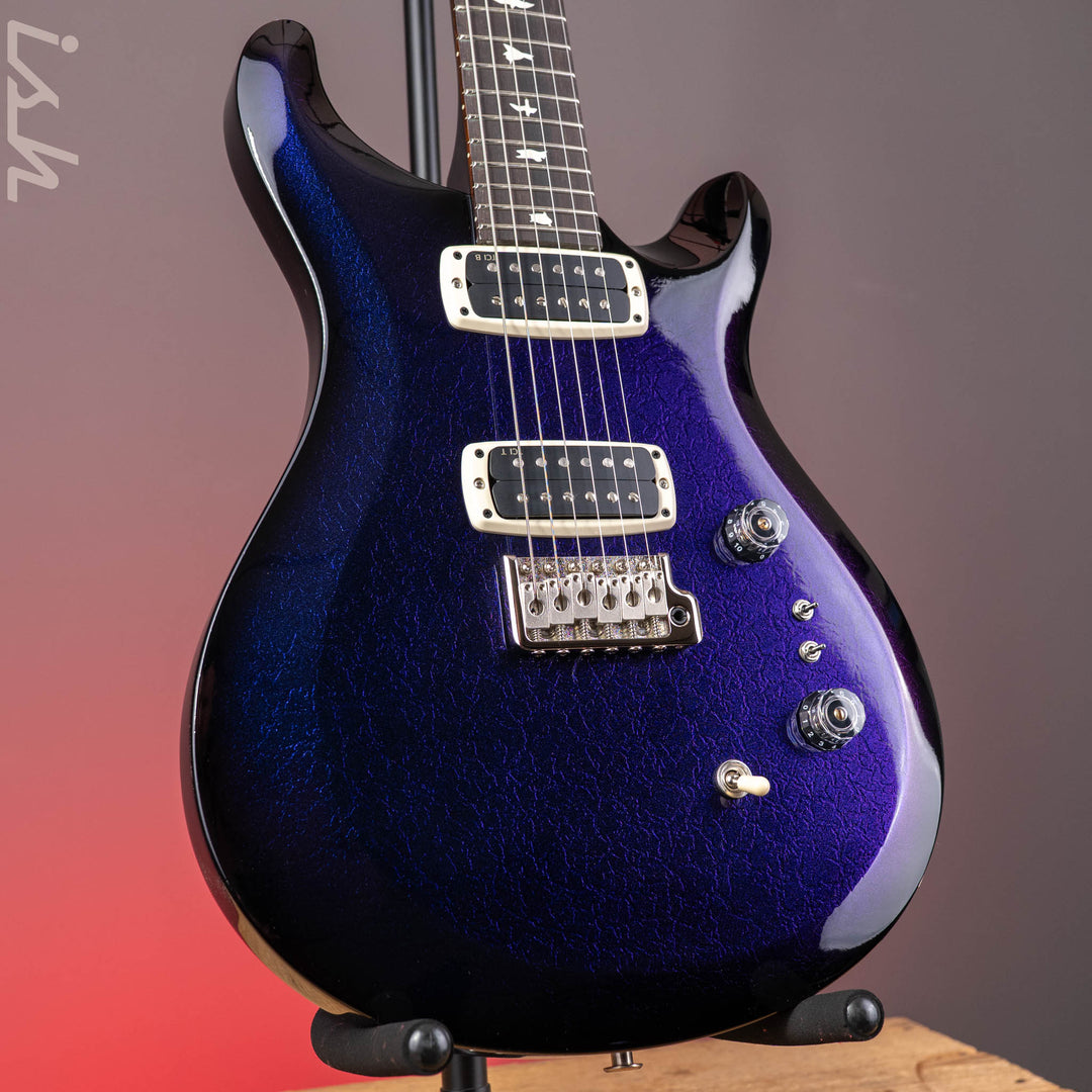 PRS S2 Custom 24-08 Purple-Blue Smokeburst Colorshift Holoflake Crackle Sprayer&