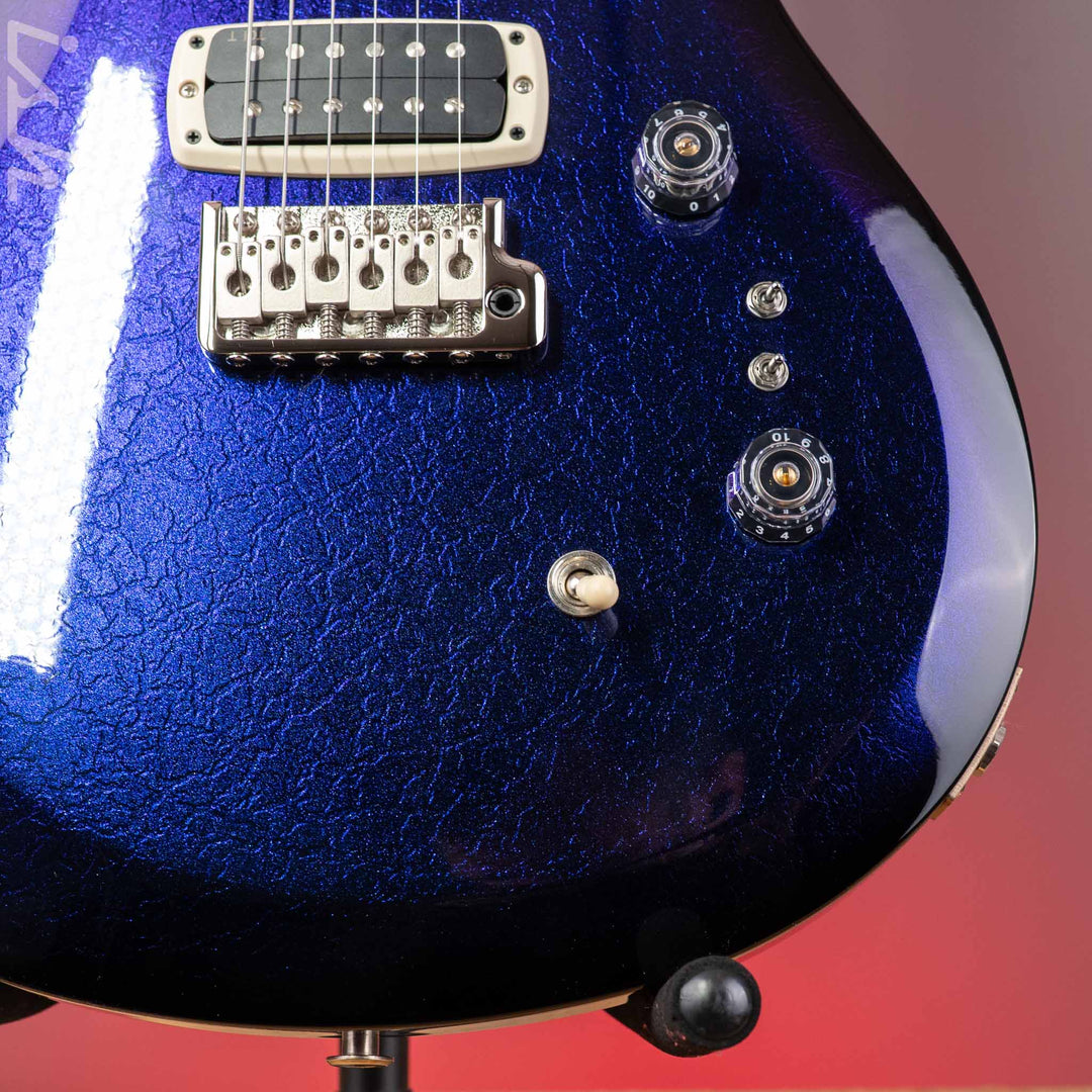 PRS S2 Custom 24-08 Purple-Blue Smokeburst Colorshift Holoflake Crackle Sprayer&