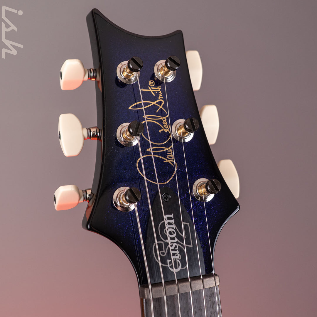 PRS S2 Custom 24-08 Purple-Blue Smokeburst Colorshift Holoflake Crackle Sprayer&
