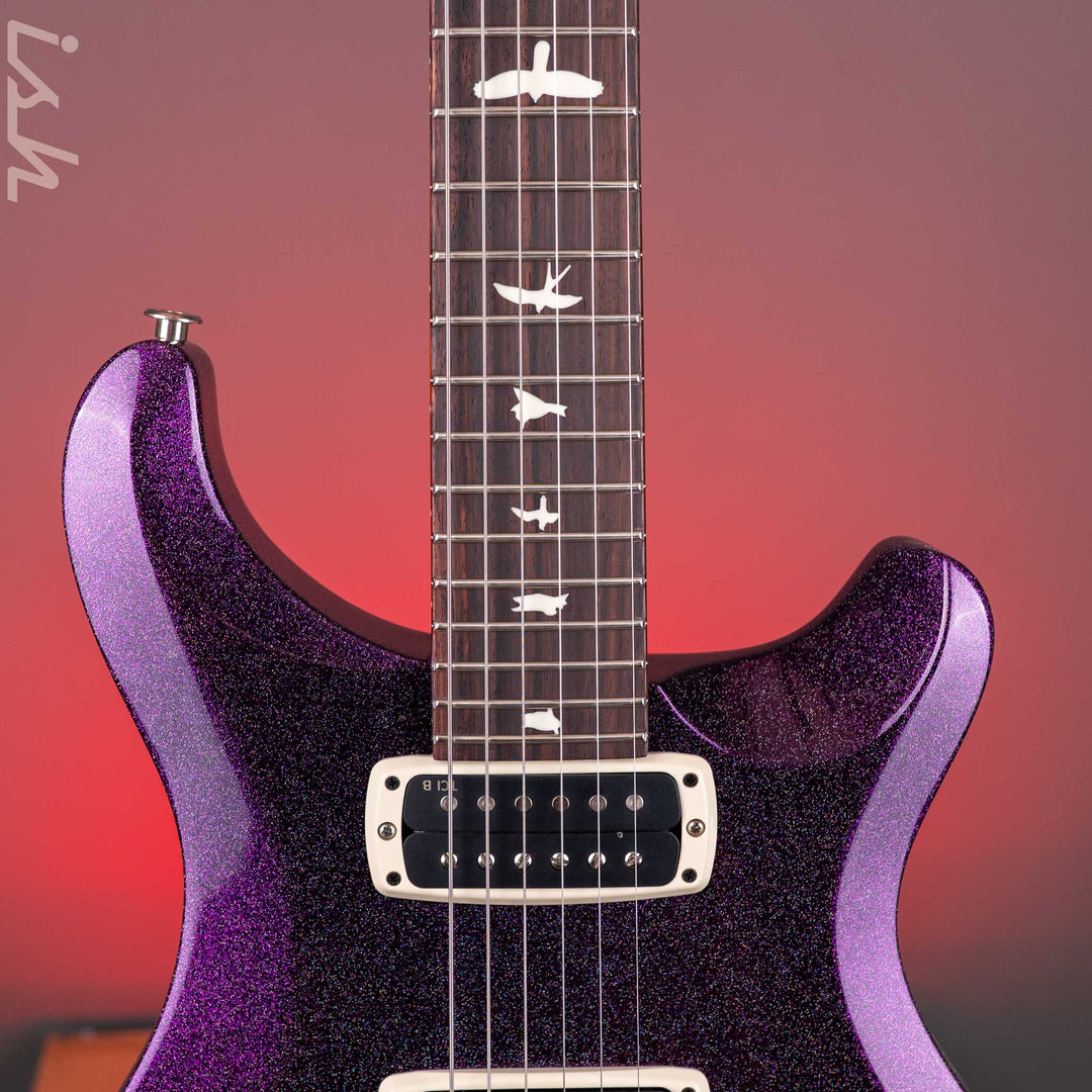 PRS S2 Custom 24-08 Purple Holoflake Sprayer&