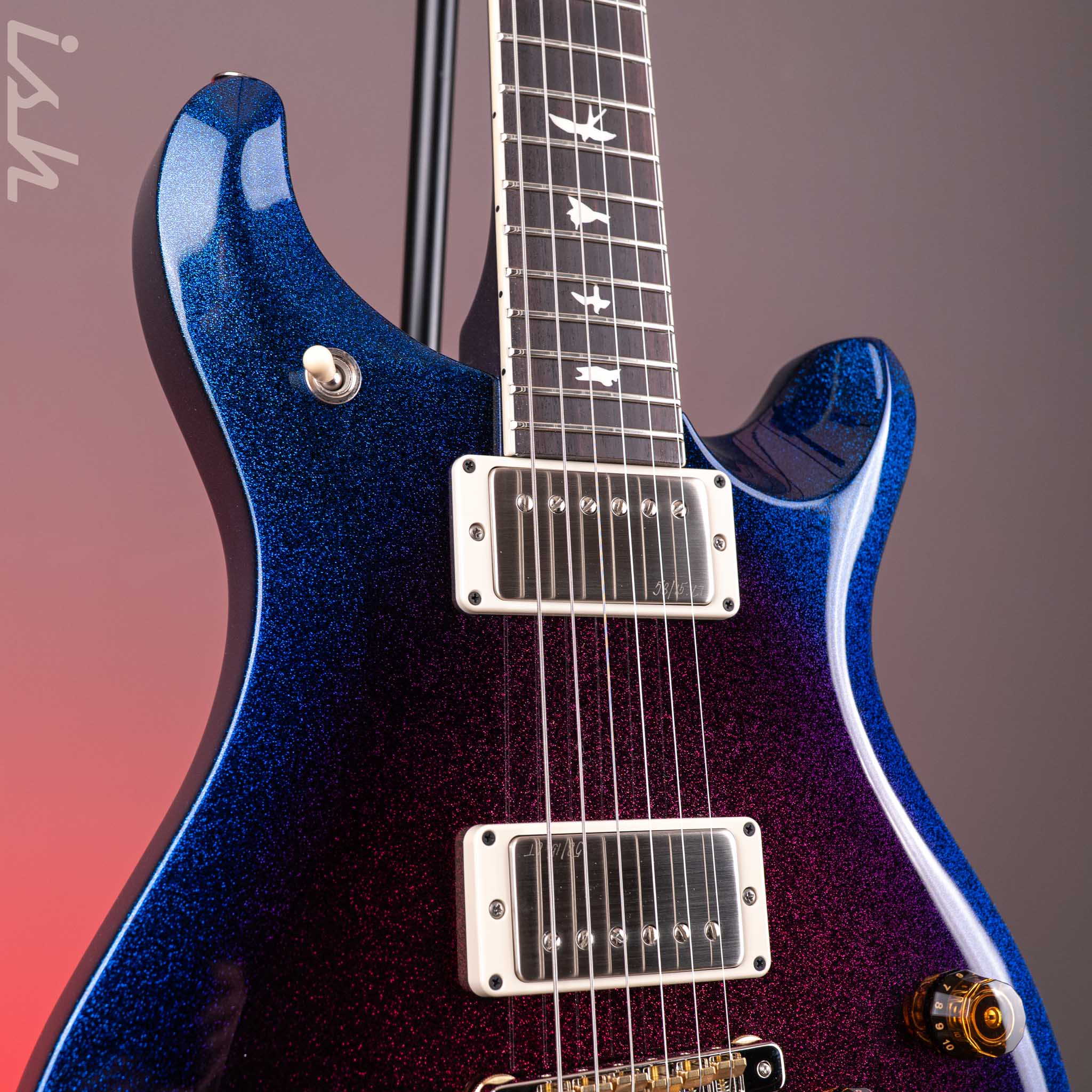 PRS S2 McCarty 594 Sprayer's Choice Purple Blue Burst Holoflake