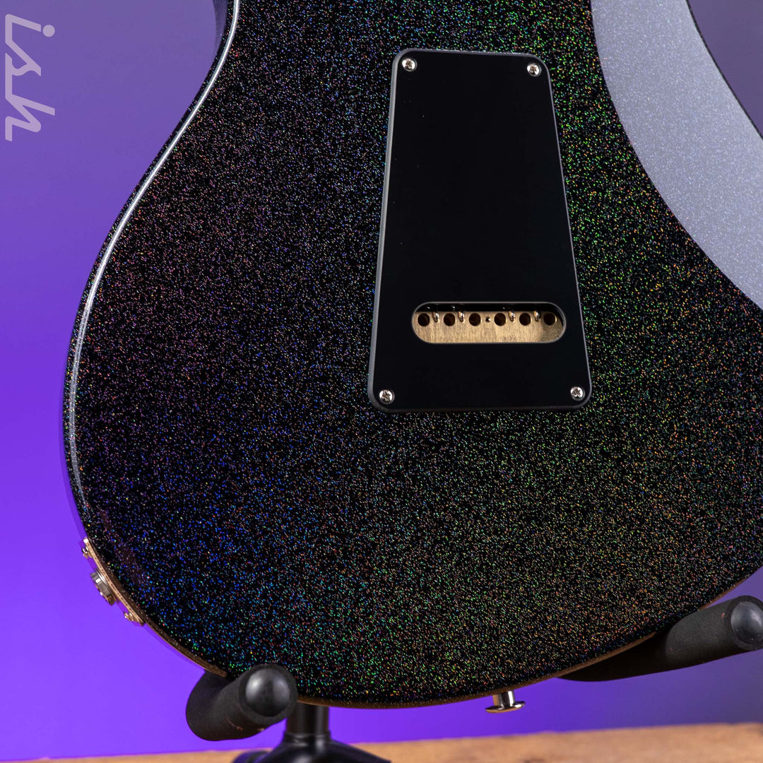 PRS S2 Vela HHT Gloss Black Rainbow Holoflake *New Model*