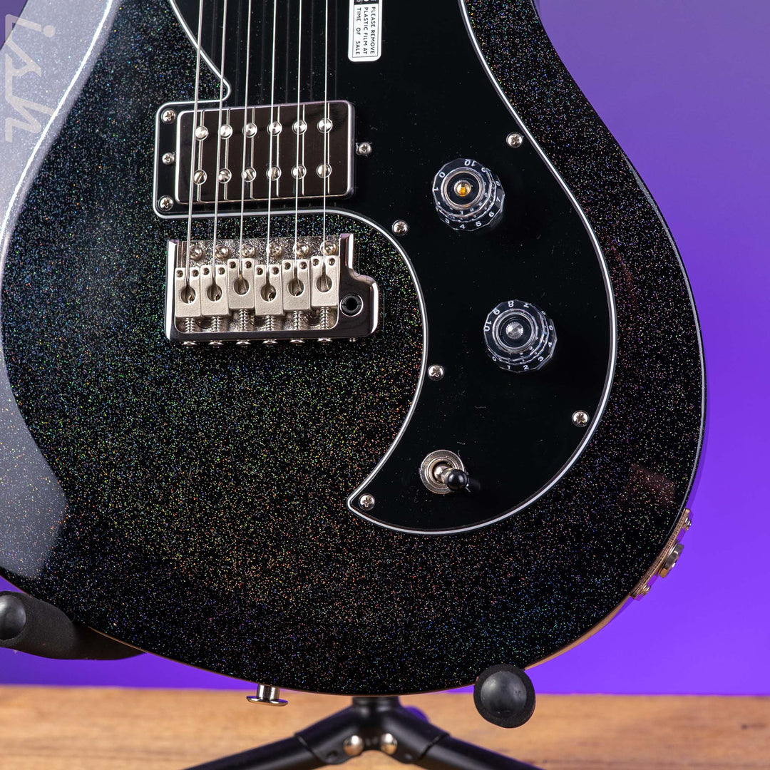 PRS S2 Vela HHT Gloss Black Rainbow Holoflake *New Model*