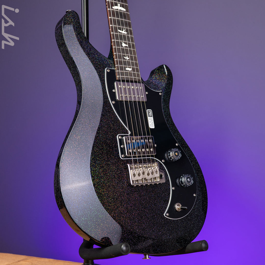PRS S2 Vela HHT Gloss Black Rainbow Holoflake *New Model*