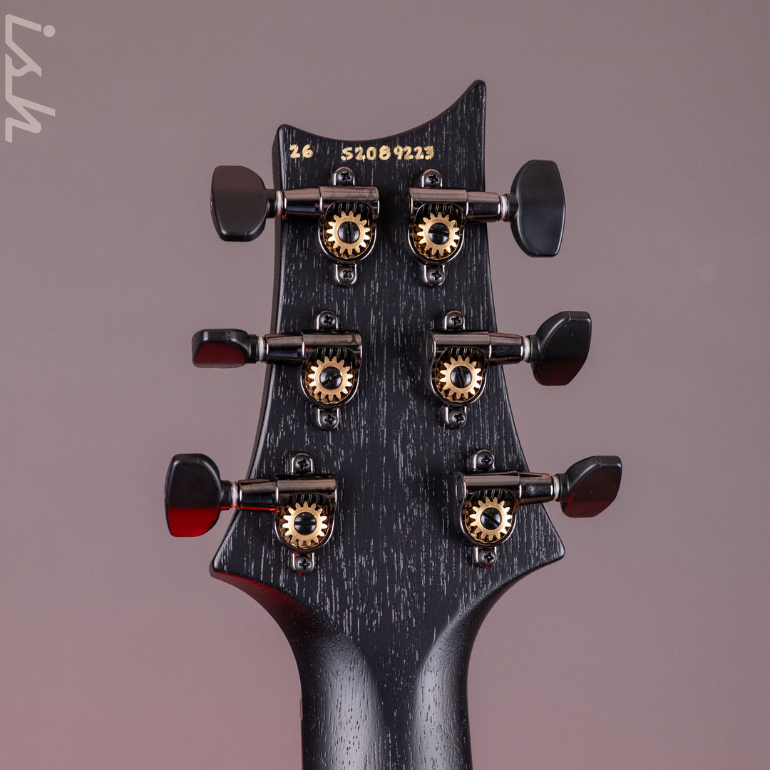 PRS Wood Library Select Limited S2 Custom 24-08 Poplar Burl Charcoal Burst