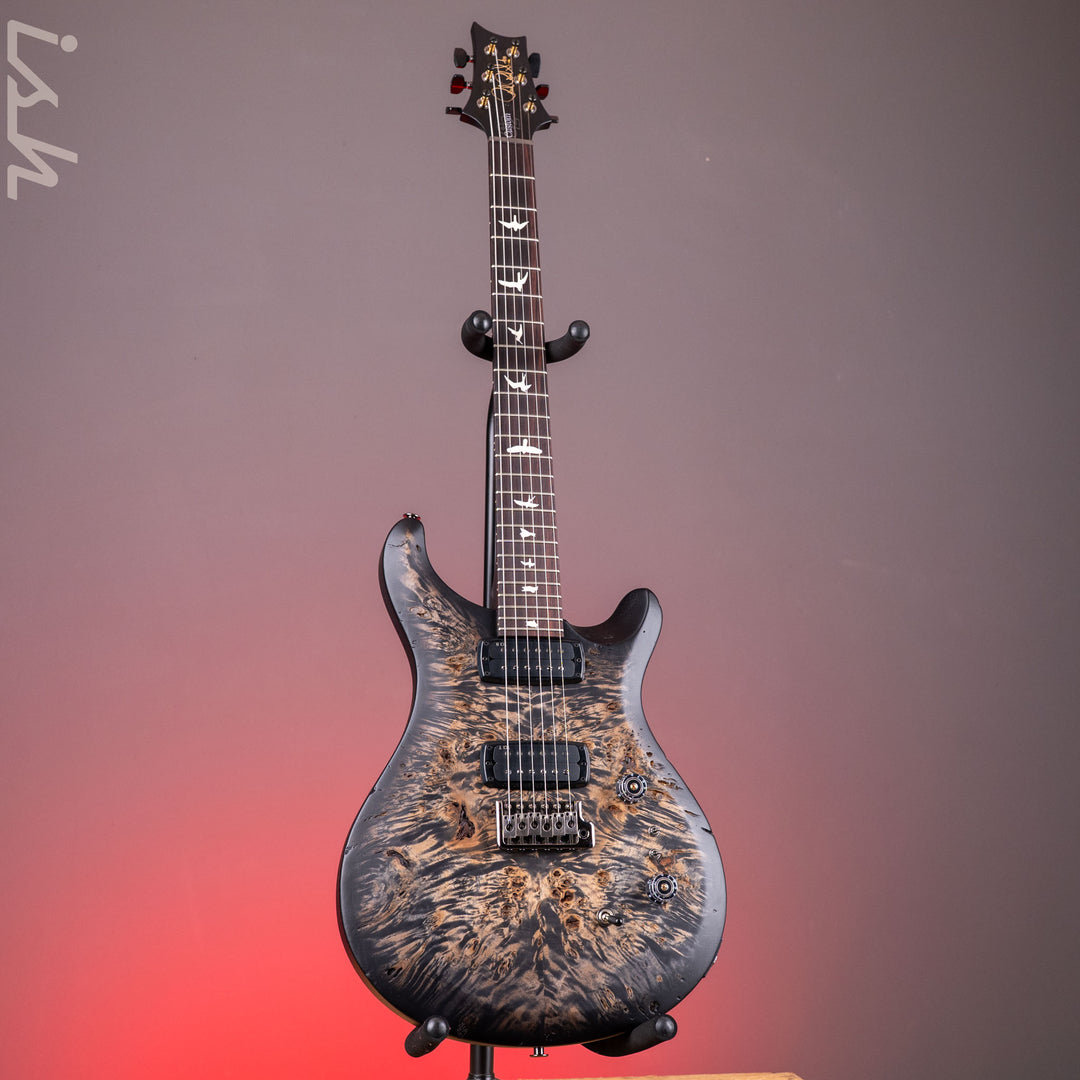 PRS Wood Library Select Limited S2 Custom 24-08 Poplar Burl Charcoal Burst
