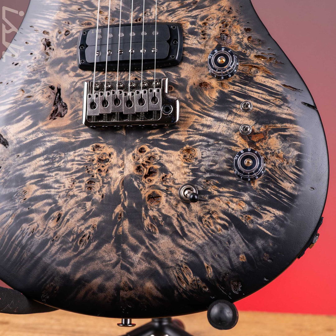 PRS Wood Library Select Limited S2 Custom 24-08 Poplar Burl Charcoal Burst