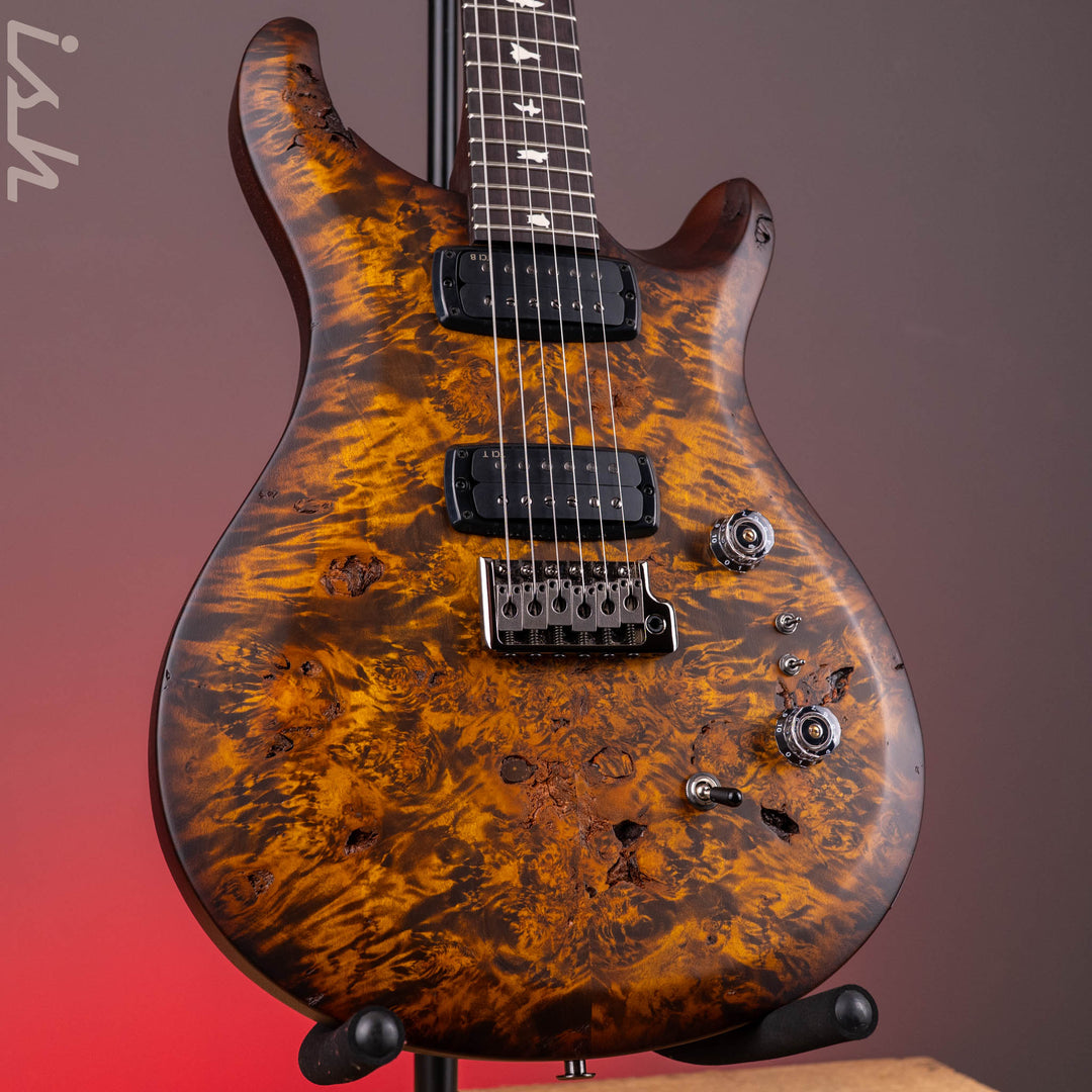 PRS Wood Library Select Limited S2 Custom 24-08 Poplar Burl Black Gold Burst
