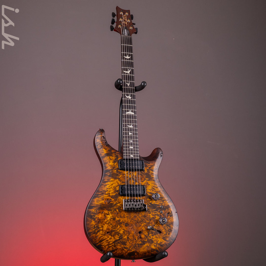 PRS Wood Library Select Limited S2 Custom 24-08 Poplar Burl Black Gold Burst