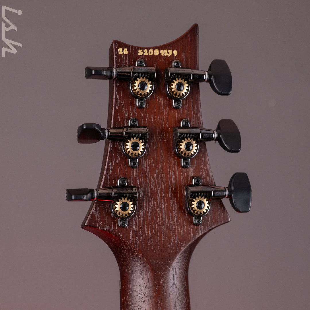 PRS Wood Library Select Limited S2 Custom 24 Poplar Burl Black Gold Burst