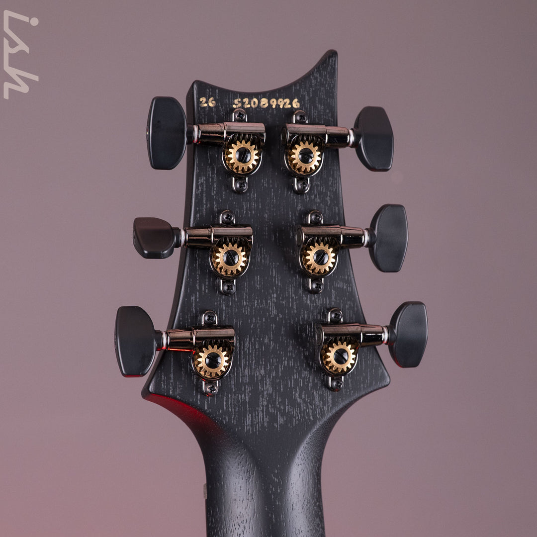 PRS Wood Library Select Limited S2 Custom 24 Poplar Burl Charcoal Burst