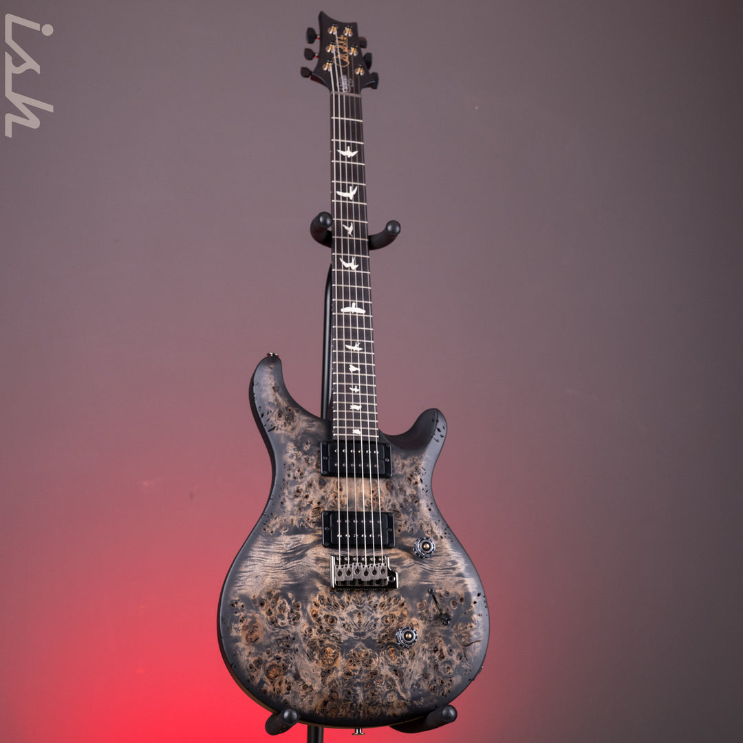 PRS Wood Library Select Limited S2 Custom 24 Poplar Burl Charcoal Burst