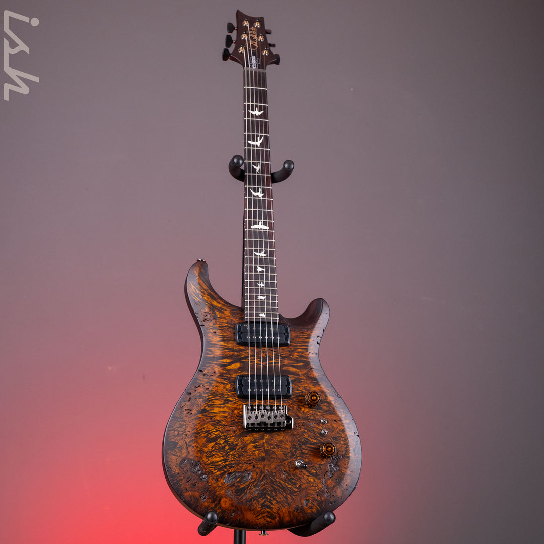 PRS Wood Library Select Limited S2 Custom 24-08 Poplar Burl Black Gold Burst