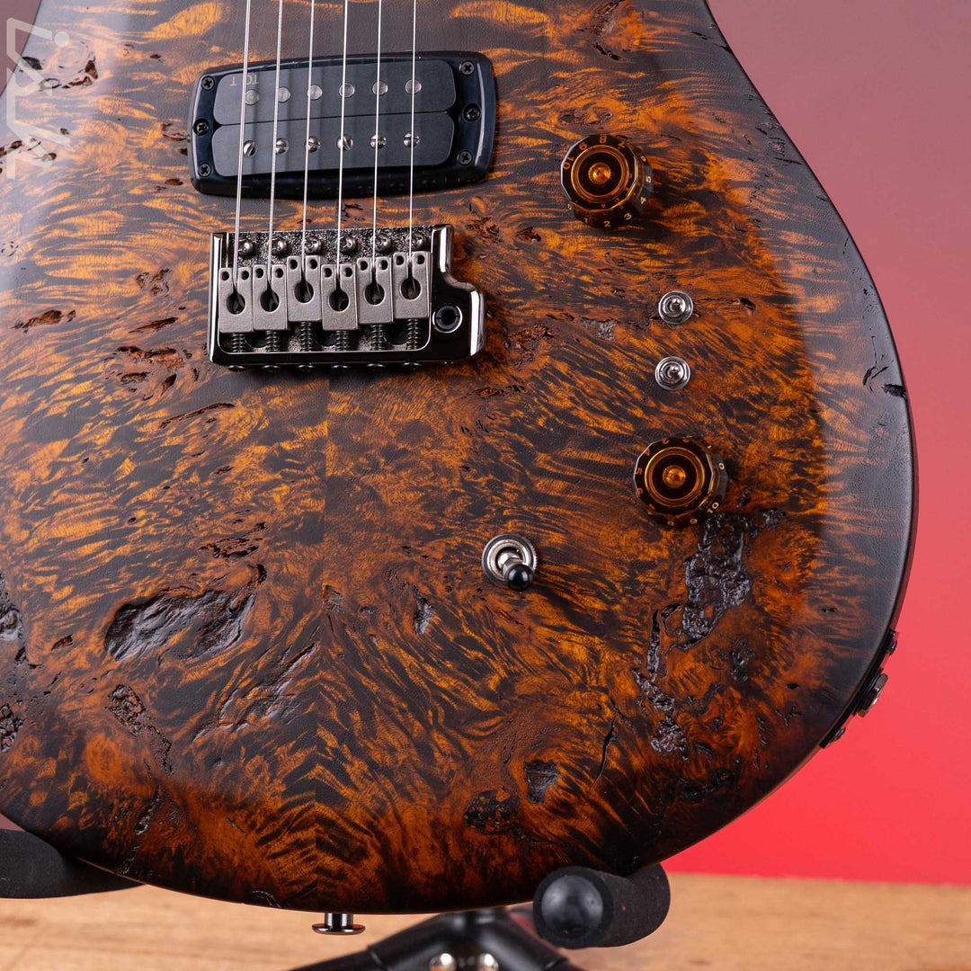 PRS Wood Library Select Limited S2 Custom 24-08 Poplar Burl Black Gold Burst
