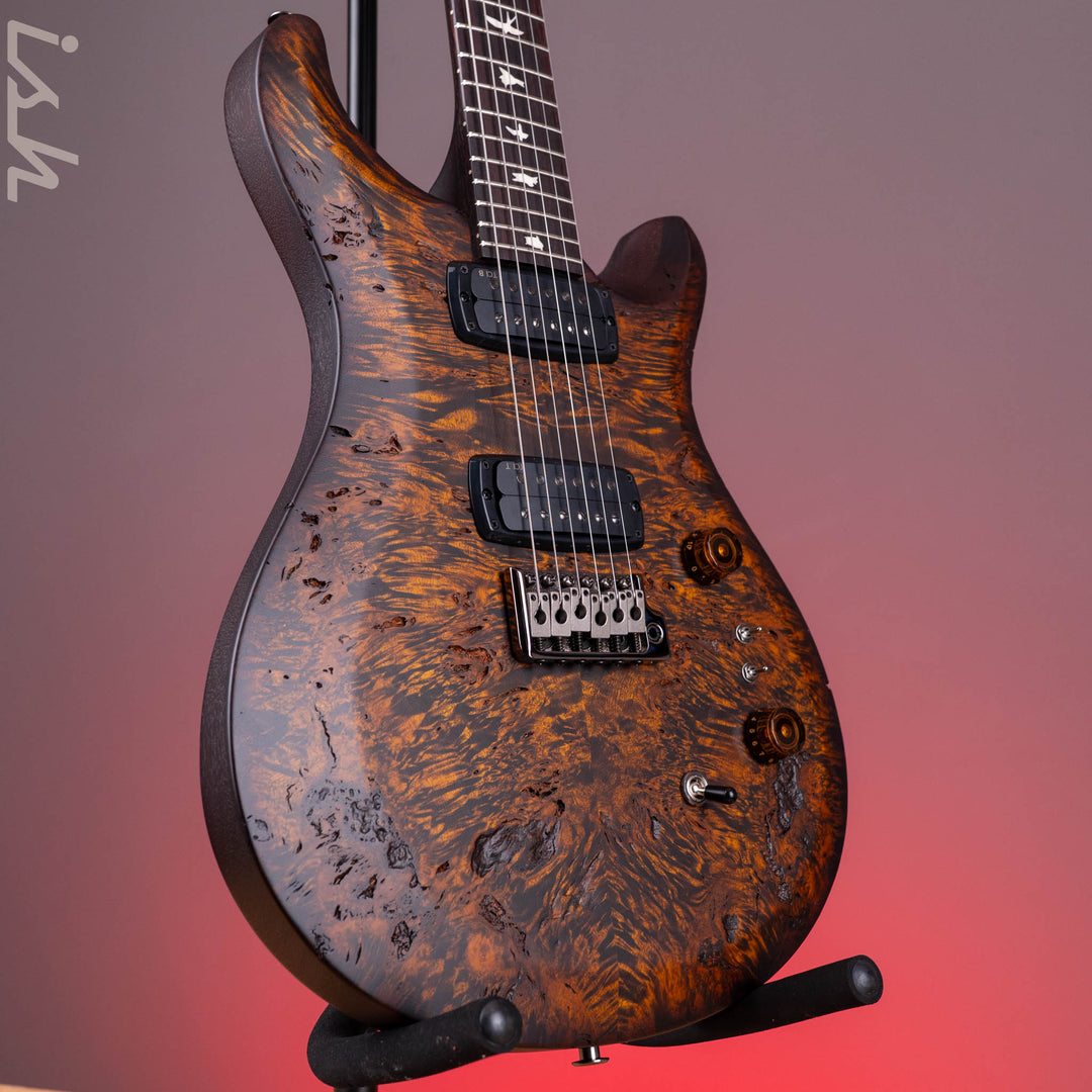 PRS Wood Library Select Limited S2 Custom 24-08 Poplar Burl Black Gold Burst