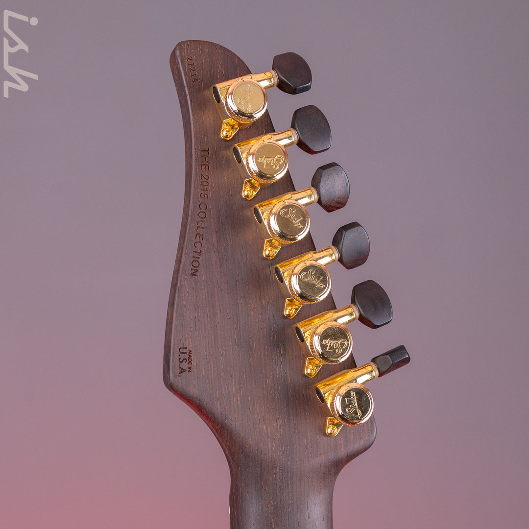 2015 Suhr Modern Carve Natural Top Figured Redwood Collection 
