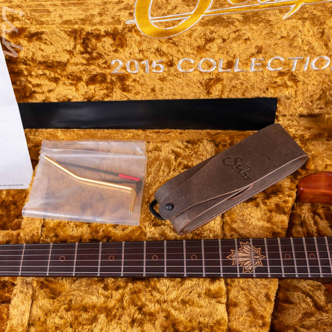 2015 Suhr Modern Carve Natural Top Figured Redwood Collection 