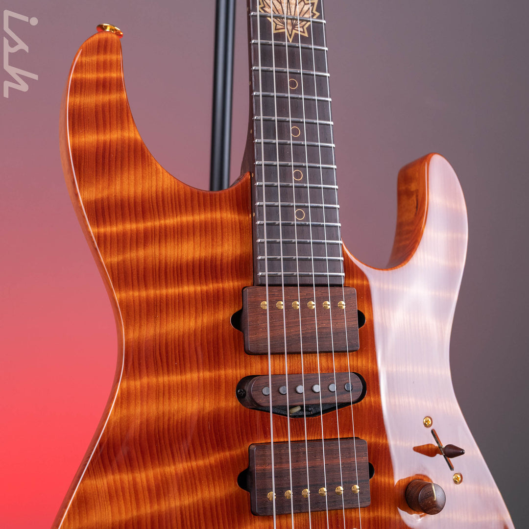2015 Suhr Modern Carve Natural Top Figured Redwood Collection 