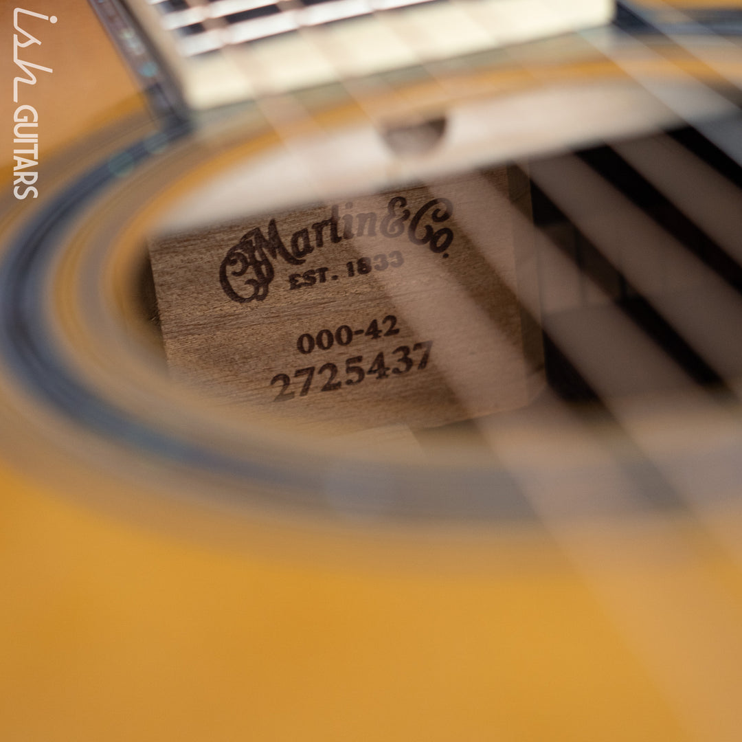 2023 Martin 000-42 Standard Series Acoustic Guitar Natural