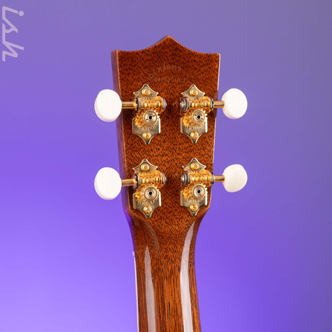 2024 Martin Custom Shop Soprano Ukulele Natural Quilted Sapele