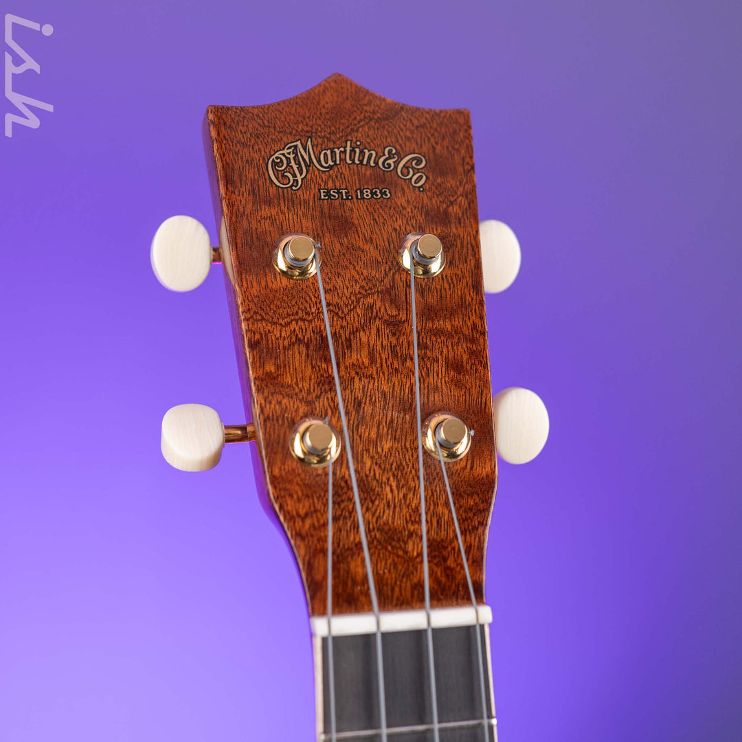 2024 Martin Custom Shop Soprano Ukulele Natural Quilted Sapele