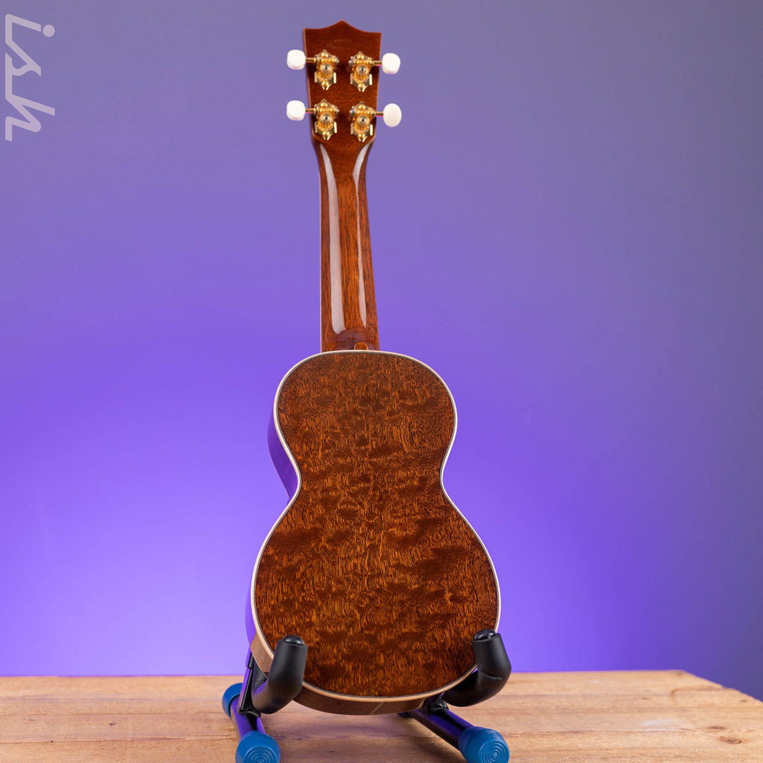2024 Martin Custom Shop Soprano Ukulele Natural Quilted Sapele