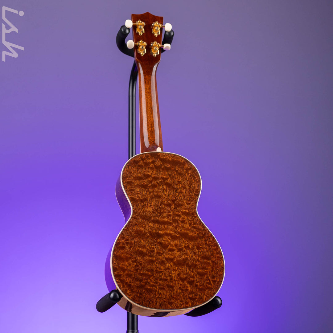2024 Martin Custom Shop Concert Ukulele Natural Quilted Sapele