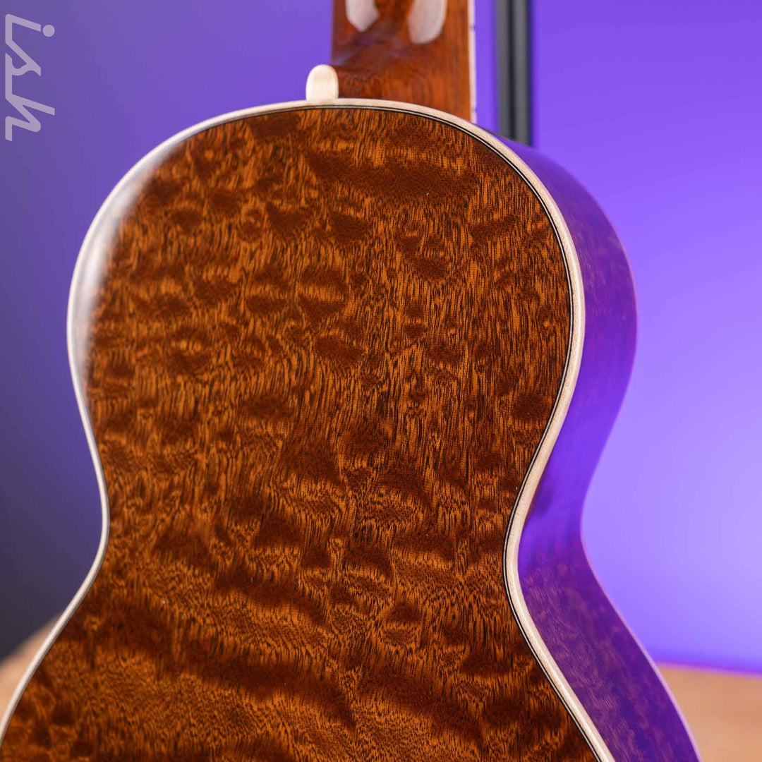 2024 Martin Custom Shop Concert Ukulele Natural Quilted Sapele