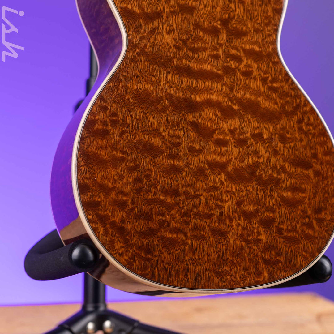 2024 Martin Custom Shop Concert Ukulele Natural Quilted Sapele