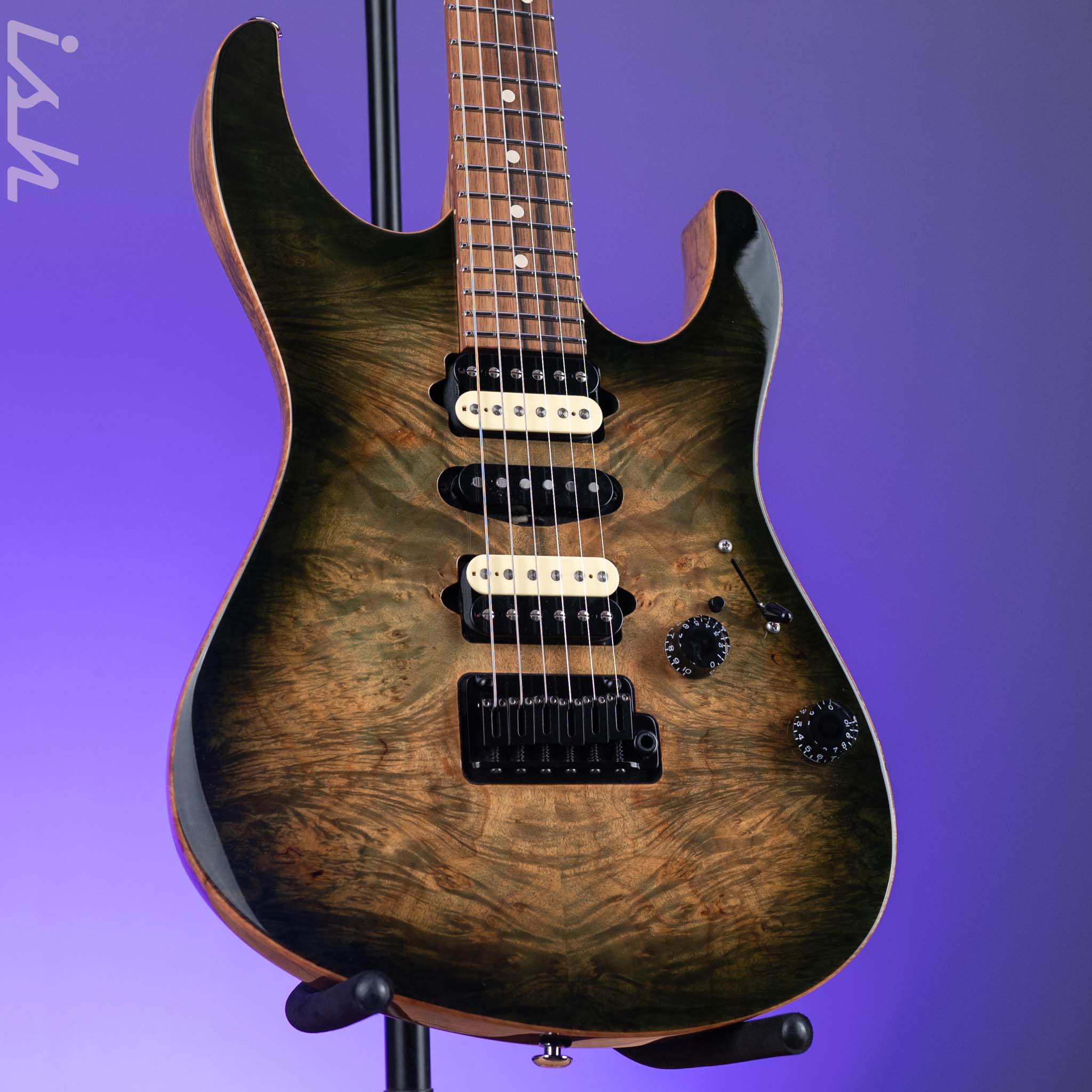 Shuページ 2015 Suhr Modern Faded Trans Green Burst – Ish Guitars