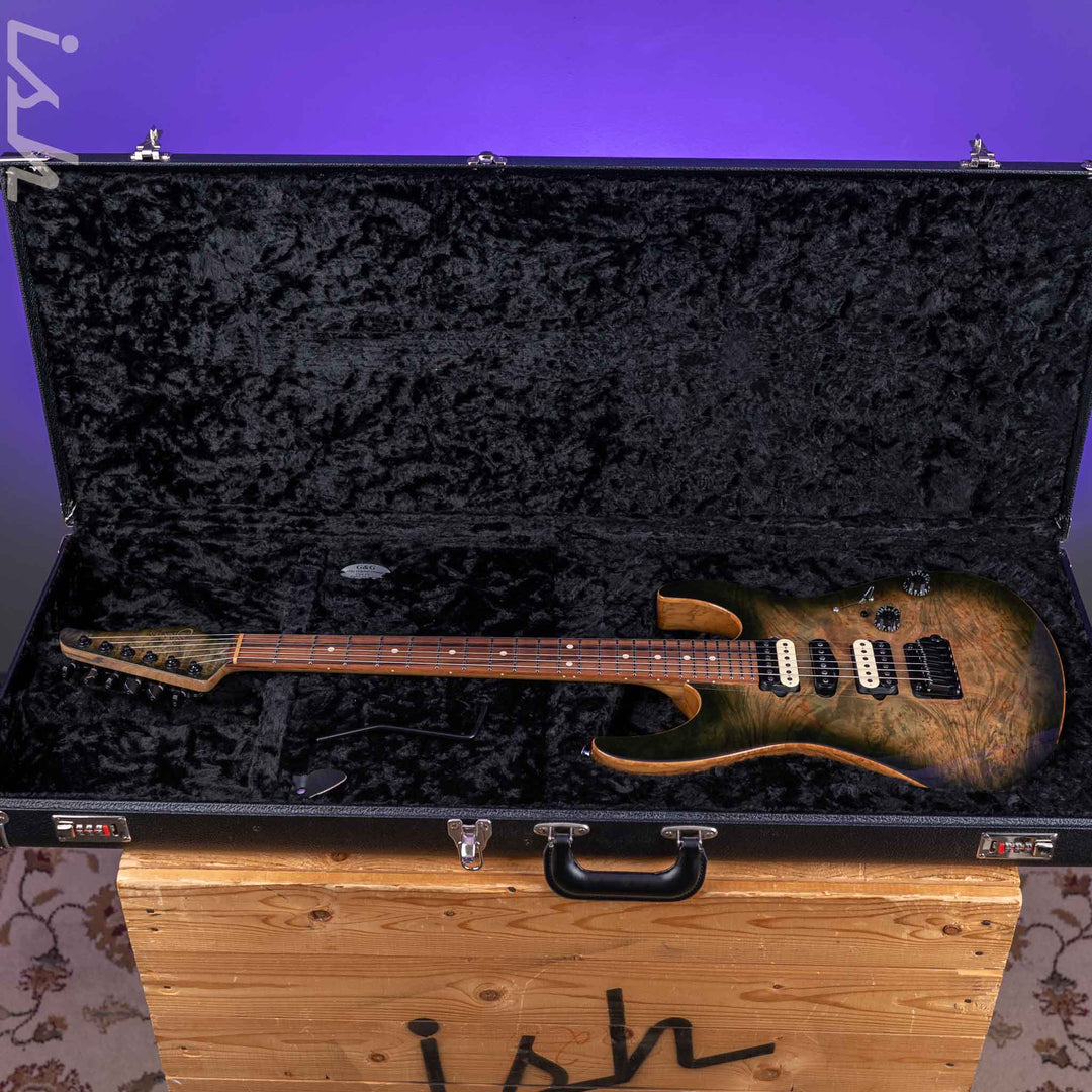 ギター Suhr modern 2015 Suhr Modern Faded Trans Green Burst – Ish Guitars