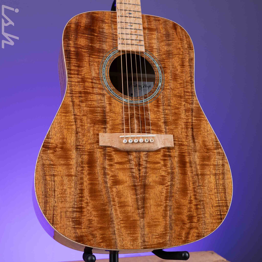 Martin Custom Shop D-28 Style Dreadnought Acoustic Guitar Highly Flamed Koa