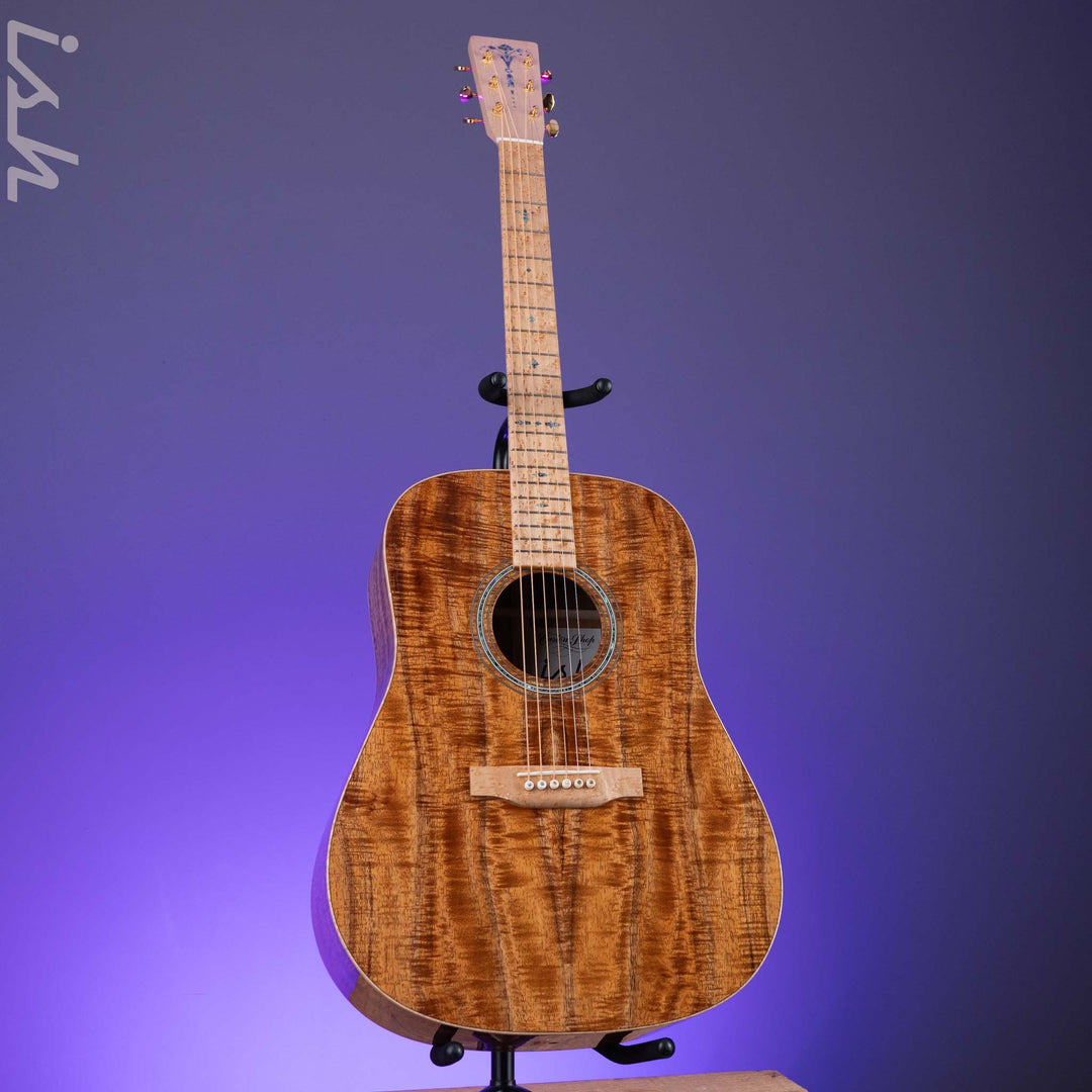Martin Custom Shop D-28 Style Dreadnought Acoustic Guitar Highly Flamed Koa