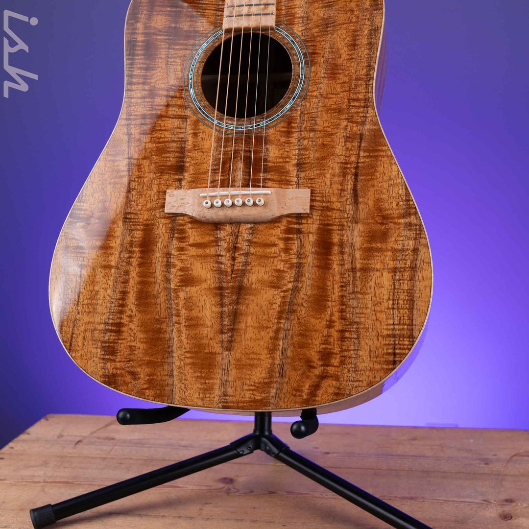 Martin Custom Shop D-28 Style Dreadnought Acoustic Guitar Highly Flamed Koa