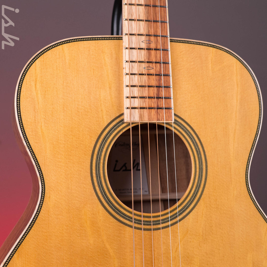 2024 Martin Custom Shop M-36 Style Grand Auditorium Highly Flamed Koa