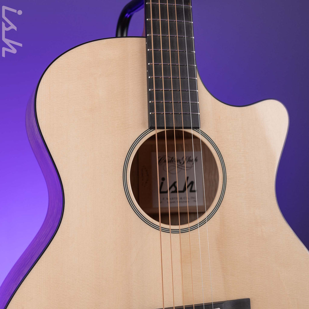 Martin Custom Shop GP-28 Style Quilted Tamo Ash Back/Sides &amp; Italian Alpine Spruce Top - Blemished