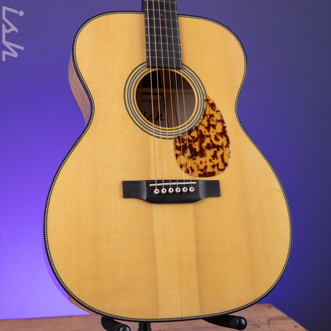 Martin Custom Shop OM-28 Style European Spruce w/ Curly Ash Back &amp; Sides