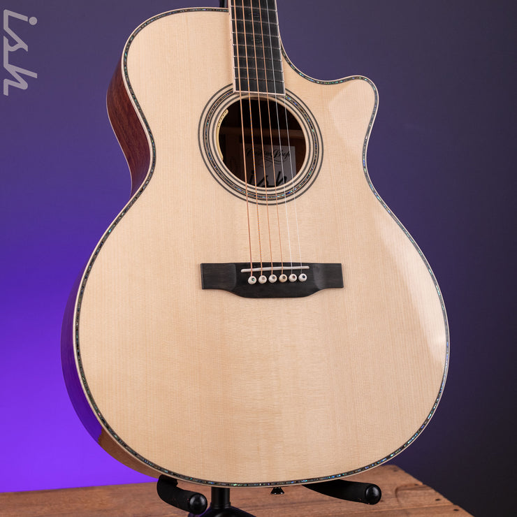 Martin Custom Shop GP41 Style Italian Alpine Spruce, Curly Muninga